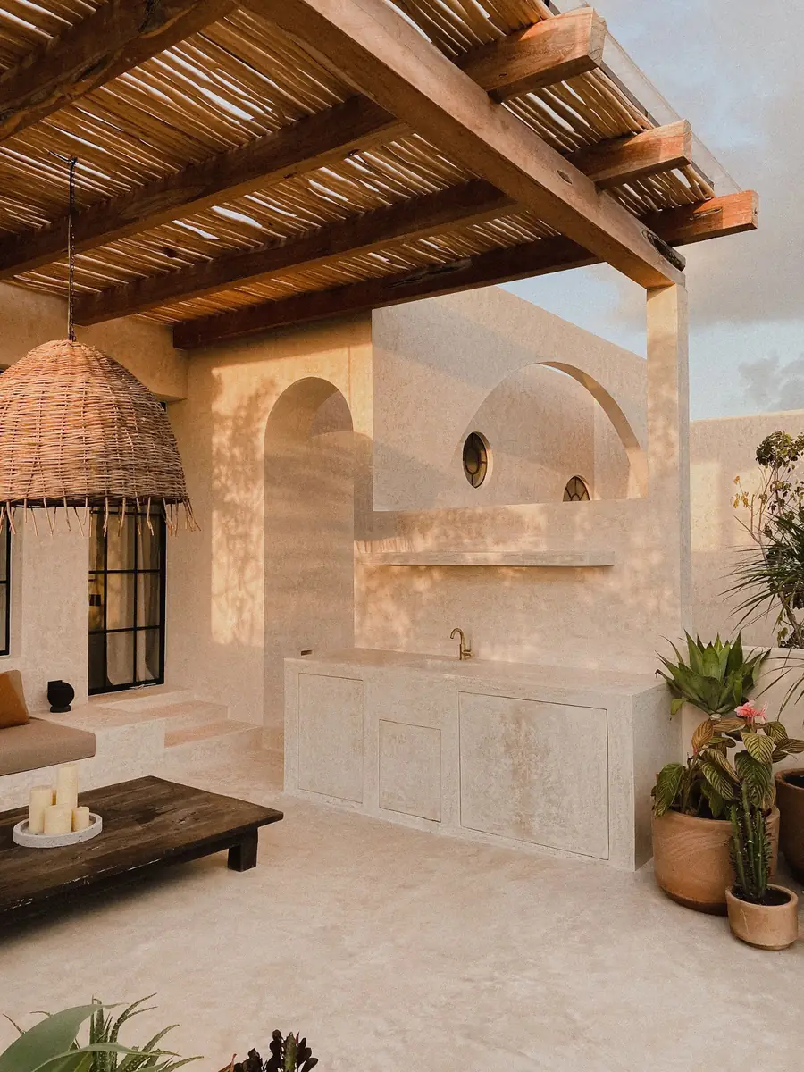 Altar — terrace pergola and arches